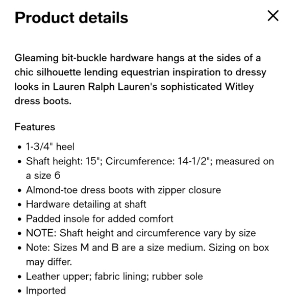 Ralph Lauren Black Riding Boots - Picture 12 of 16